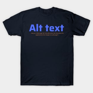 Alt Text T-Shirt